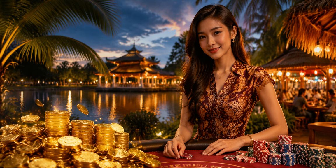 Suasana meja kasino hiburan bergaya Malaysia di platform 10300
